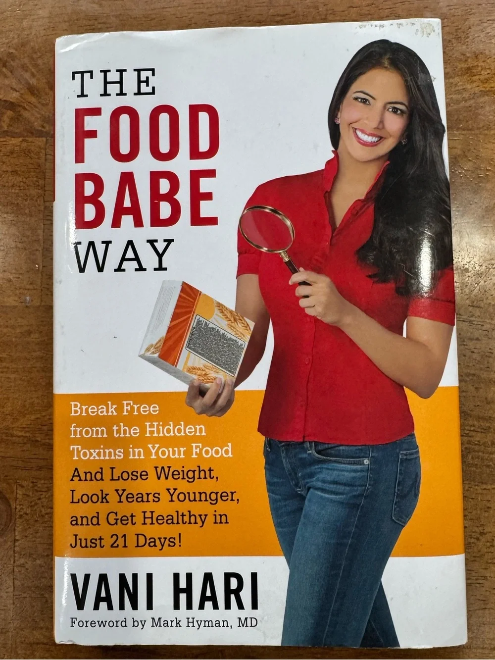 “The Food Babe” hardback book w dust cover